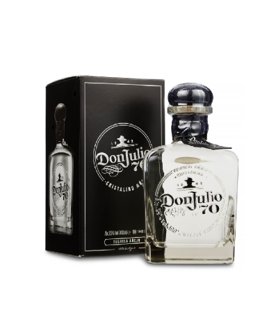 Don Julio 70 Cristalino Anejo 35° 70 cl + GBX x 6 bottles